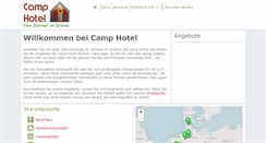 Desktop Screenshot of camp-hotel.com