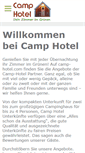 Mobile Screenshot of camp-hotel.com